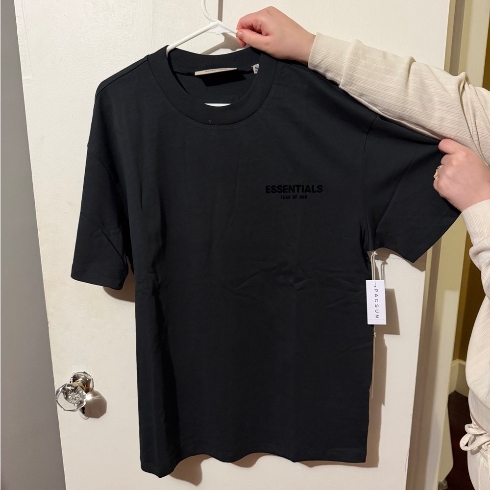 Essentials Classic Black Short Sleeve Tee